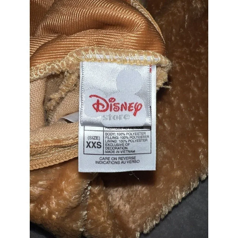 DISNEY Store NALA Costume  LION KING Child Size XXS Plush Hooded